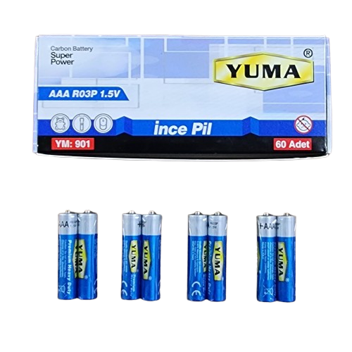 YUMA İNCE PİL 1.5V  / 60